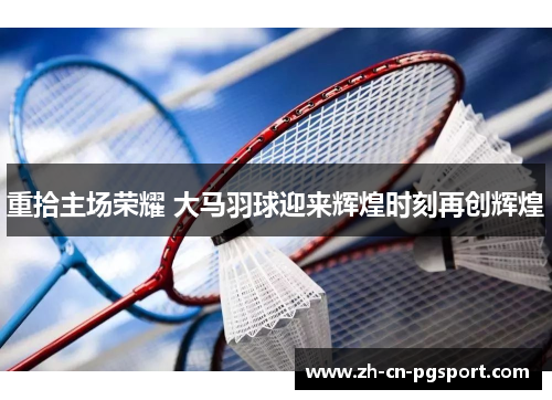 重拾主场荣耀 大马羽球迎来辉煌时刻再创辉煌